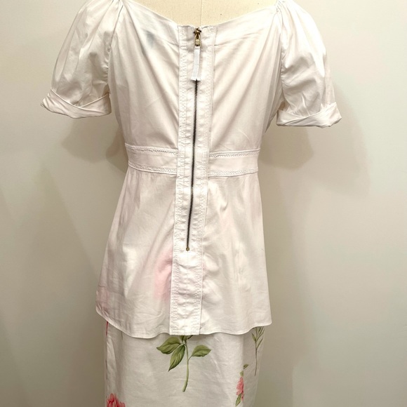 BCBGMaxAzria Empire Regency Bridgerton Blouse - Picture 4 of 7